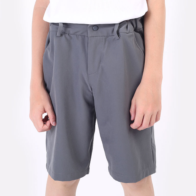 детские серые шорты  Nike Older Kids&#039; Golf Shorts CU9880-021 - цена, описание, фото 3